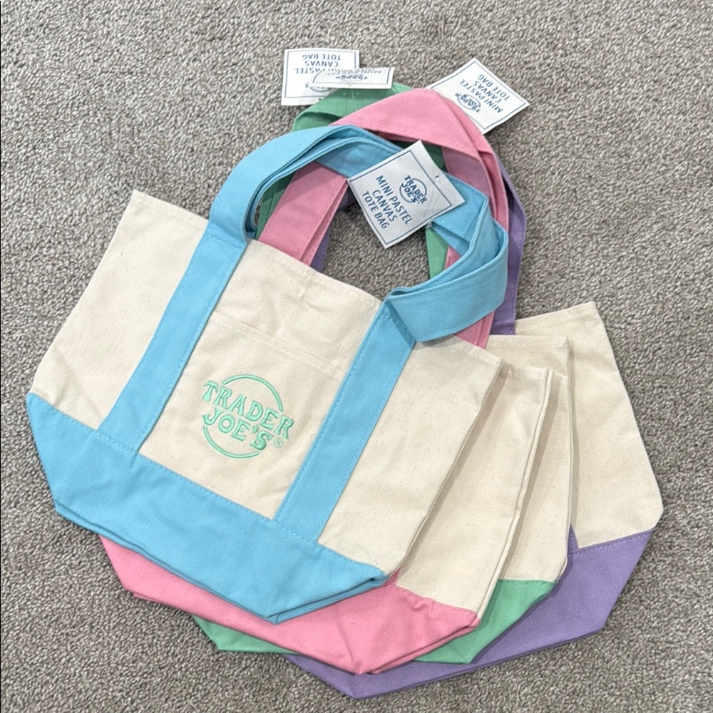 TJ’s Pastel Tote Bag Set